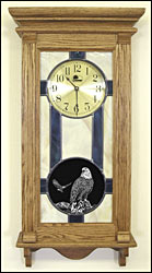 bald eagle clock
