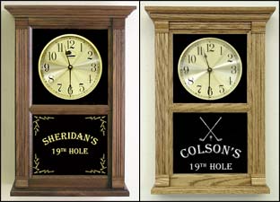 Personalized Golf Clocks and Gifts for Golfers