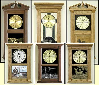 Hunting Themed Clocks