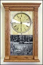 wildlife clocks and stained glass clock