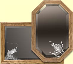 fishing themed mirrors