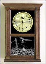 handcrafted clocks and walnut wall clock