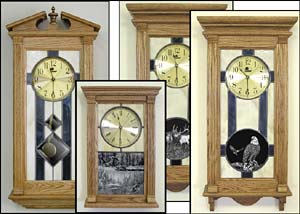 Unique Wall Clocks and Handcrafted Stained Glass Clocks