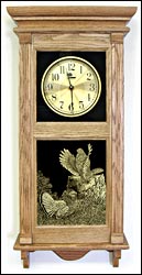ruffed grouse picture clock