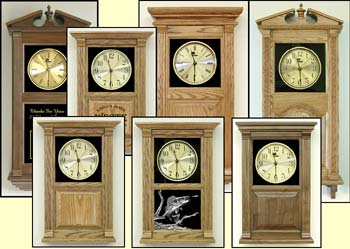 Wood Wall Clocks, small wall clock, large wall clocks, wall clocks, themed clocks, corporate awards clocks 