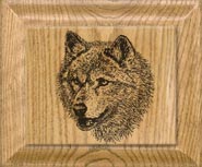 Clocks with Wolf Pictures